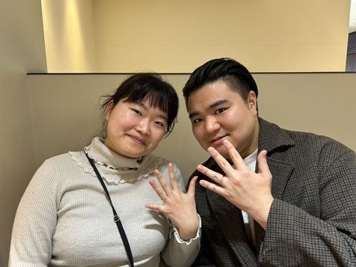 【熊本店】木目が綺麗な指輪が出来上がりました✨