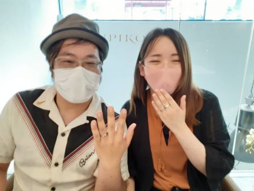 【神戸店】一番の指輪を選ぶことが出来ました!