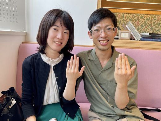 【松本店】素敵な指輪をつくることができました。