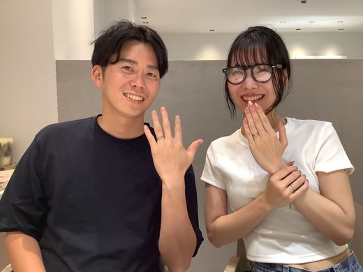 【宮崎店】自分達らしい指輪