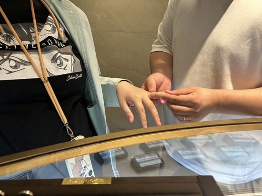 【ビジュピコ姫路店】これから2人の指輪として大切にしていきます！