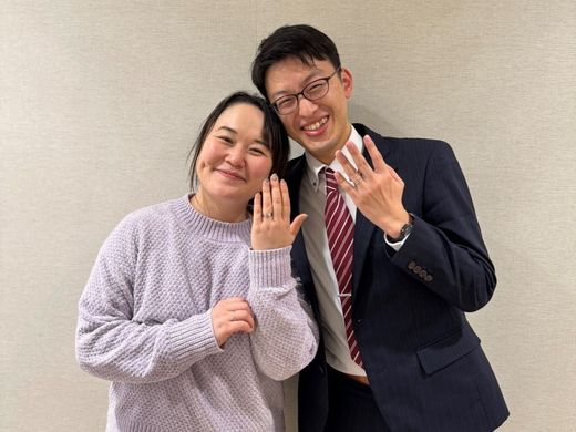 【なんばパークス店】自分たちにマッチした指輪が見つかりました！