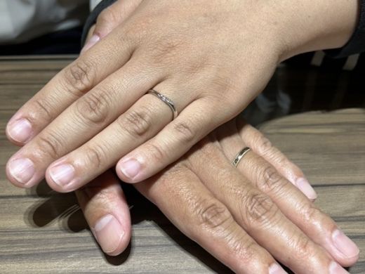 【熊本店】綺麗な指輪が出来上がりました♡