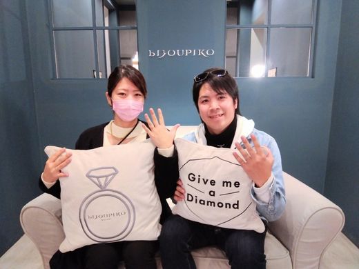 【小倉店】いい指輪に出会えました！