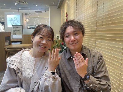 【なんばパークス店】素敵な指輪を見つけられて良かったです。