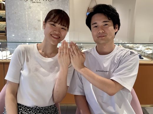 【松本店】指輪選び楽しめました！