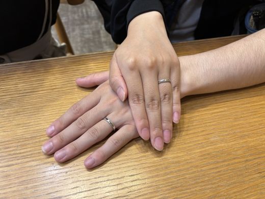 【なんばパークス店】素敵な結婚指輪に決めることが出来ました。