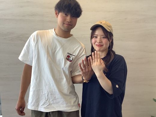 【長野店】素敵なリングを楽しく見つけることができました