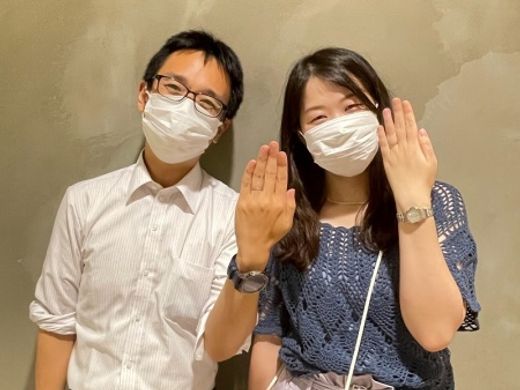 【なんばパークス店】素敵なリングに出会うことが出来ました！