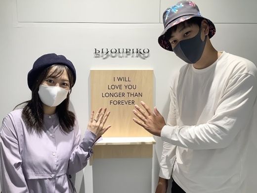 【宮崎店】楽しく指輪選びが出来ました。