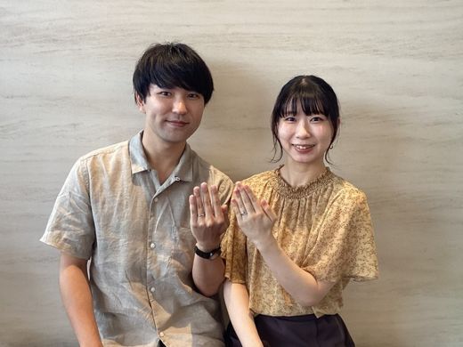 【長野店】すてきな指輪を選ぶことができました。