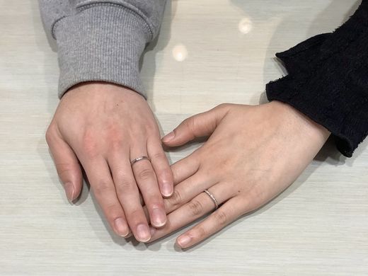 【長崎店】自分に合った指輪を探してくれた