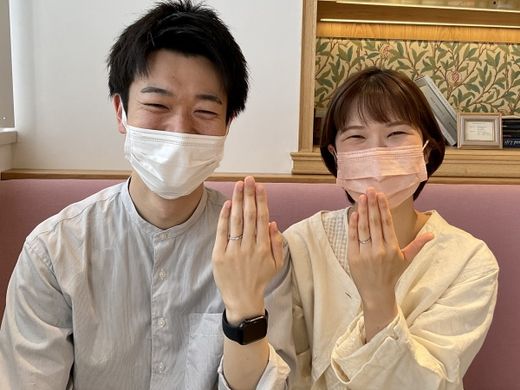【松本店】コレだ！というデザインの指輪に出会えて良かったです。