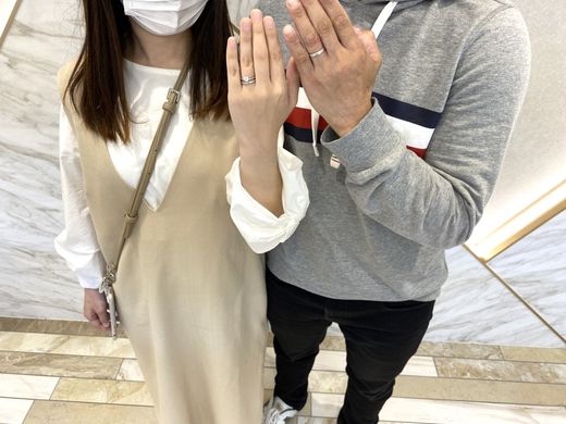 【ビジュピコ姫路店】たくさんの指輪があり気に入ったものを選ぶことができました