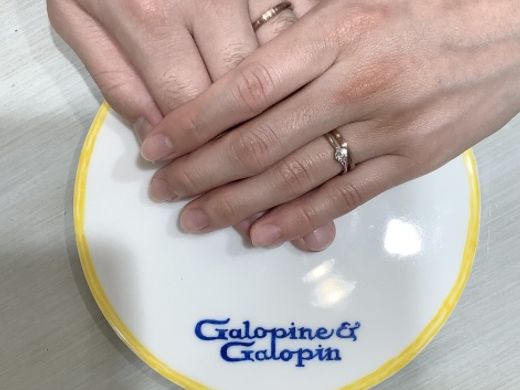 【長崎店】素敵な指輪に出会う事が出来ました。