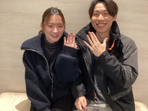 【長野店】素敵なリングに出会えて嬉しいです。