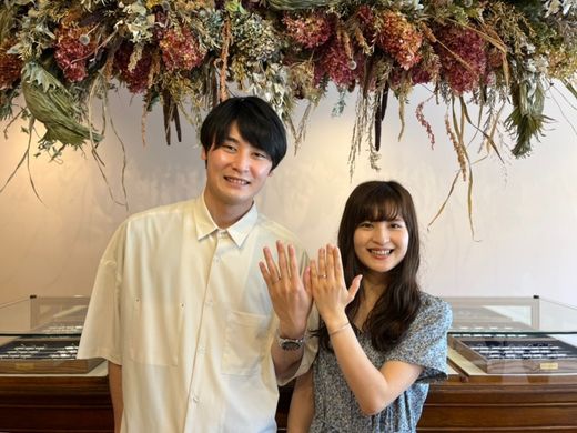 【鳥取店】素敵な指輪に出会うことができて感謝しています。