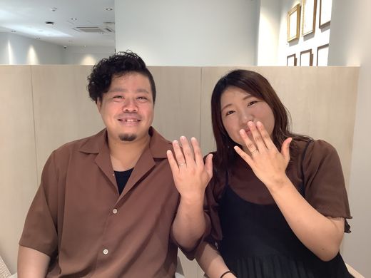 【宮崎店】満足のいく指輪が見つかりました