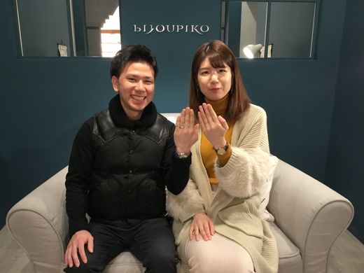 【小倉店】私たちにピッタリのリングに出逢えました♡