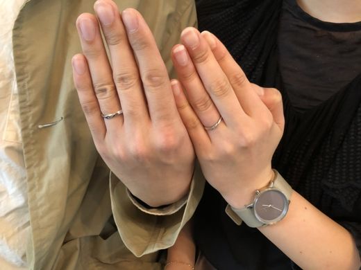 【神戸店】2人共が心から納得する指輪を選ぶことができました♡