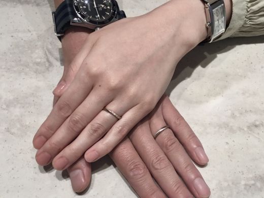 【松本店】とても素敵な指輪を選ぶことができました。