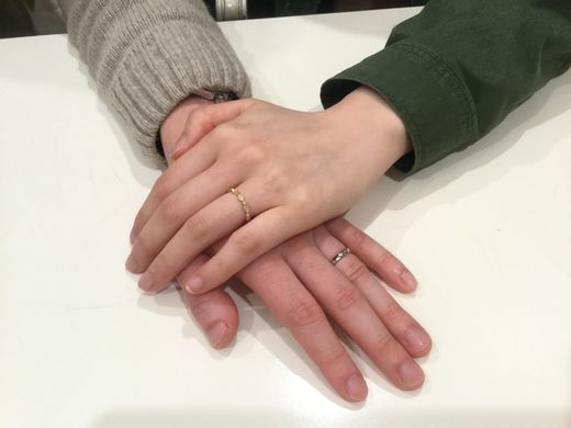 【金沢店】とても満足できるリングが出来上がりました！