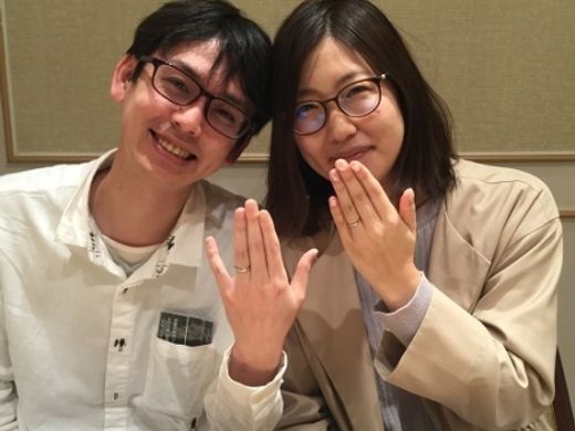 【大阪店】早くリングを選ぶ事が出来ました！