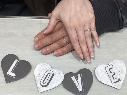 【長崎店】素敵なリングに決める事ができました。