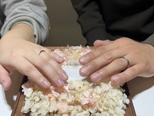 【熊本店】こだわりが詰まった結婚指輪♡