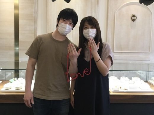 【福岡店】自分好みの指輪を見つけれた！