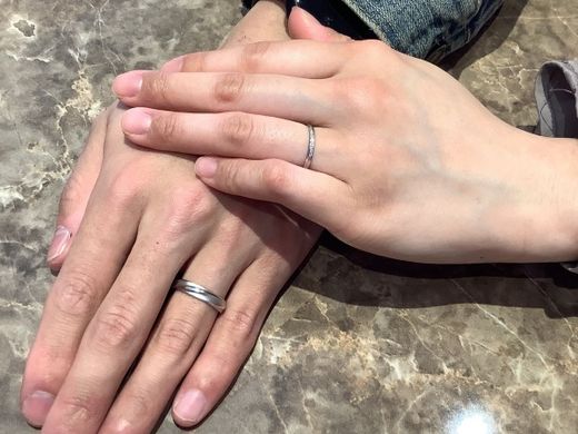 【長野店】お互いにピンとくる指輪に出会えました。