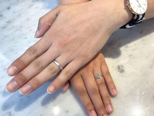 【松本店】2人のお気に入り指輪に出会えることができました。