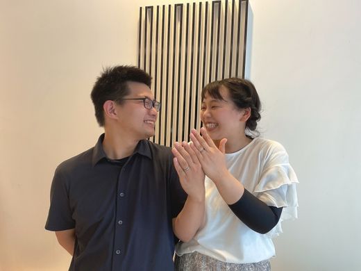 【京都店】指輪と一緒に色々な経験が出来る事大変楽しみでワクワクしております！