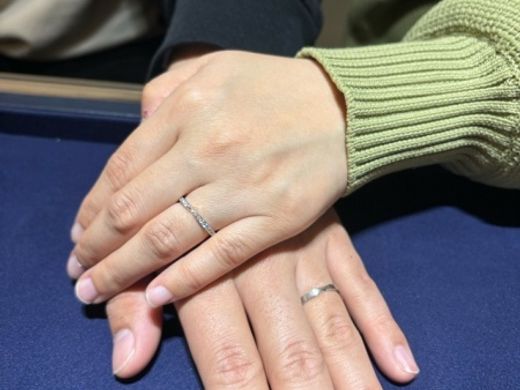 【熊本店】たくさんの種類の中から素敵な指輪が見つかりました♪