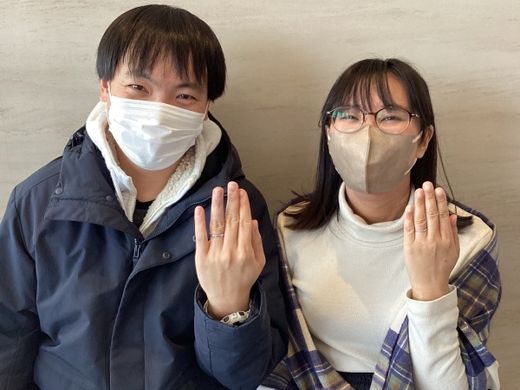 【長野店】素敵な指輪に仕上げていただきました。