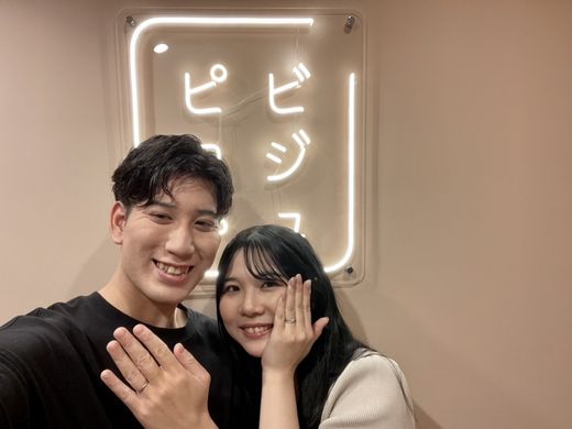 【ビジュピコ鳥取店】婚約指輪がビジュピコ鳥取店で選んでくれたものでした！