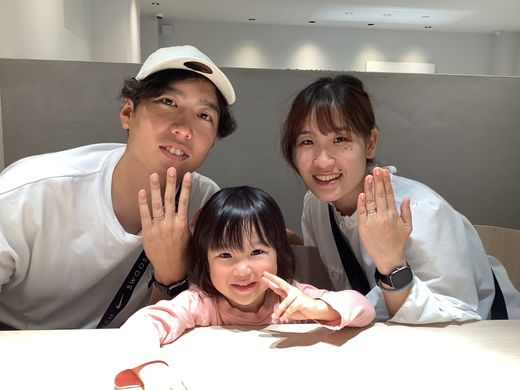 【宮崎店】夫の好きなブルーのダイヤ