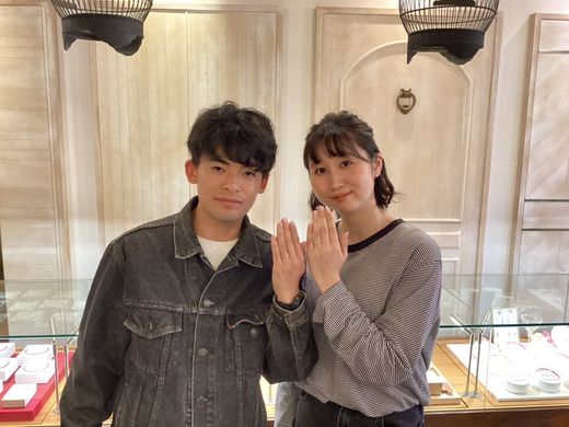 【福岡店】一番気に入った指輪を見つけることができた！