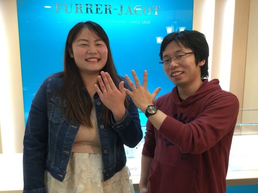 運命のリングに出会えました。