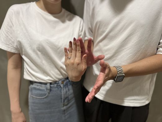 【なんばパークス店】ダイヤモンドの輝きが良かったです！