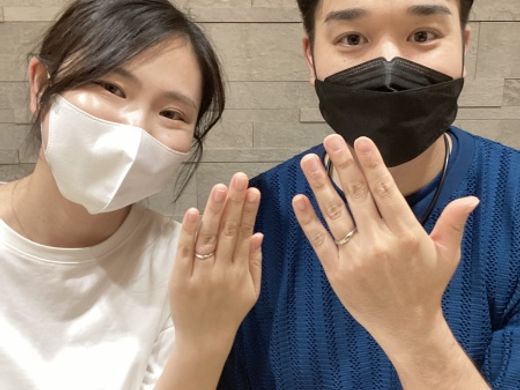 【長崎店】無事に入籍の日を迎えることができそうです