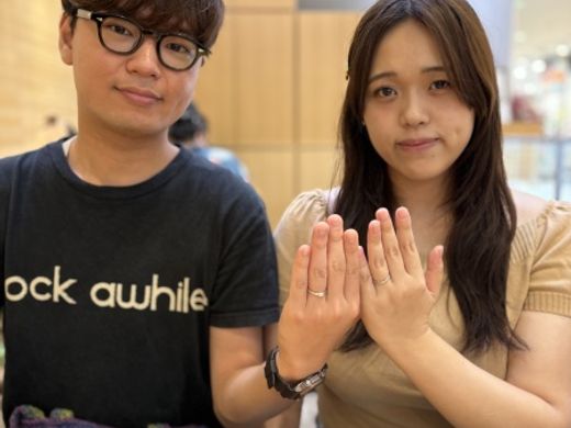 【なんばパークス店】理想のリングを購入出来ました。