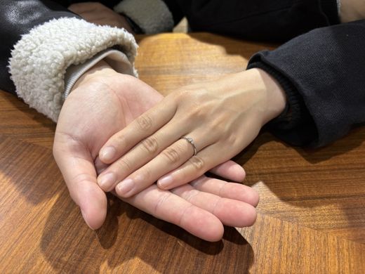 【なんばパークス店】満足のいく婚約指輪ができました。