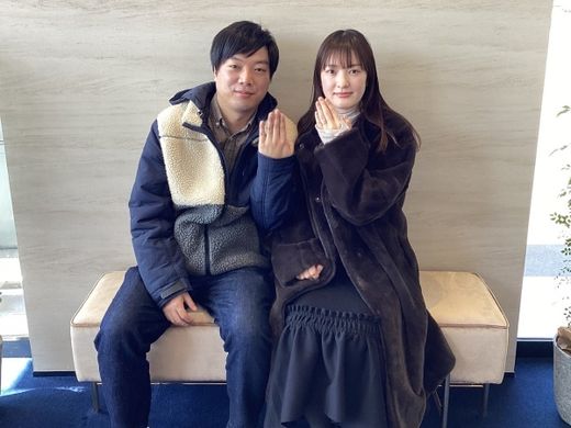 【長野店】自分たちにぴったりの指輪を見つけることが出来ました。 