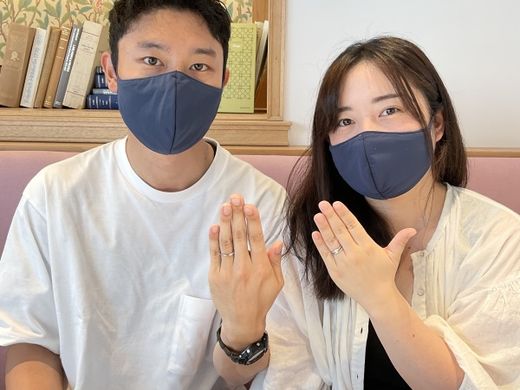 【松本店】2人で気に入ったものが同じブランドだったのは運命的な何かを感じました(笑)