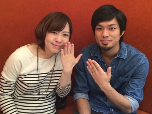 素敵なスタッフさんに出会え、素敵な指輪が出来ました！