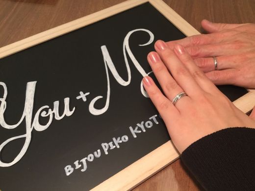 【京都店】素敵な指輪と担当の方に出会えたことに感謝！！