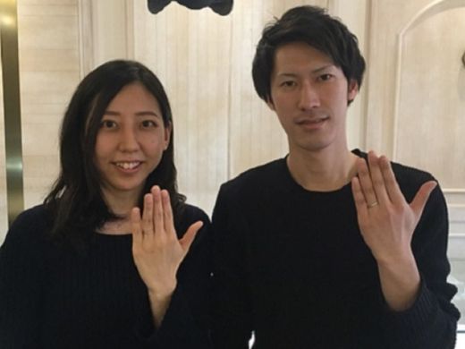 【福岡店】楽しく指輪選びができました。