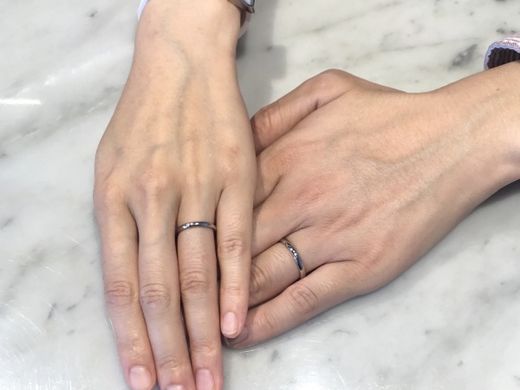 【松本店】理想的な指輪を見つけることができました。