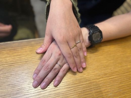 【なんばパークス店】楽しくリングを選ぶことができました！